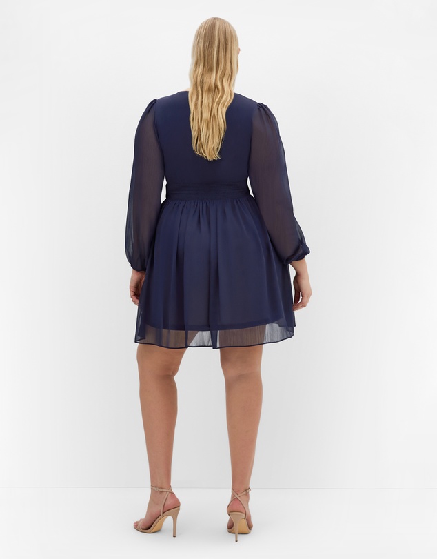 City Chic - Serina V Neck Mini Dress