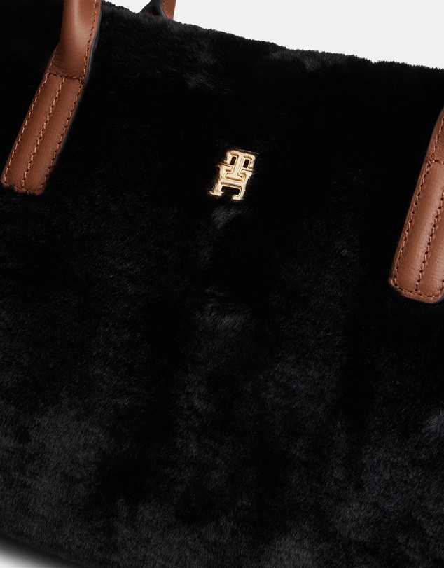 Tommy Hilfiger - Popette Micro Tote Faux Fur