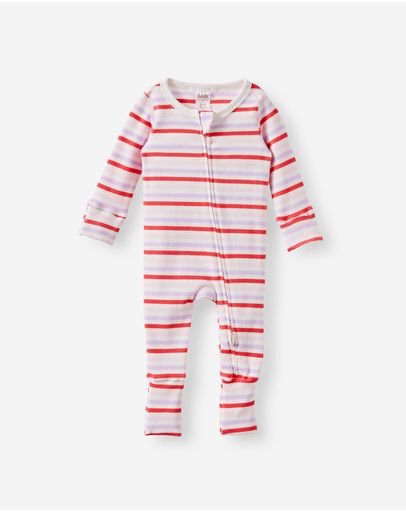 VANILLA-CORAL REDBOWIE STRIPE