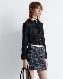 & Other Stories - Long-Sleeve Lace Blouse
