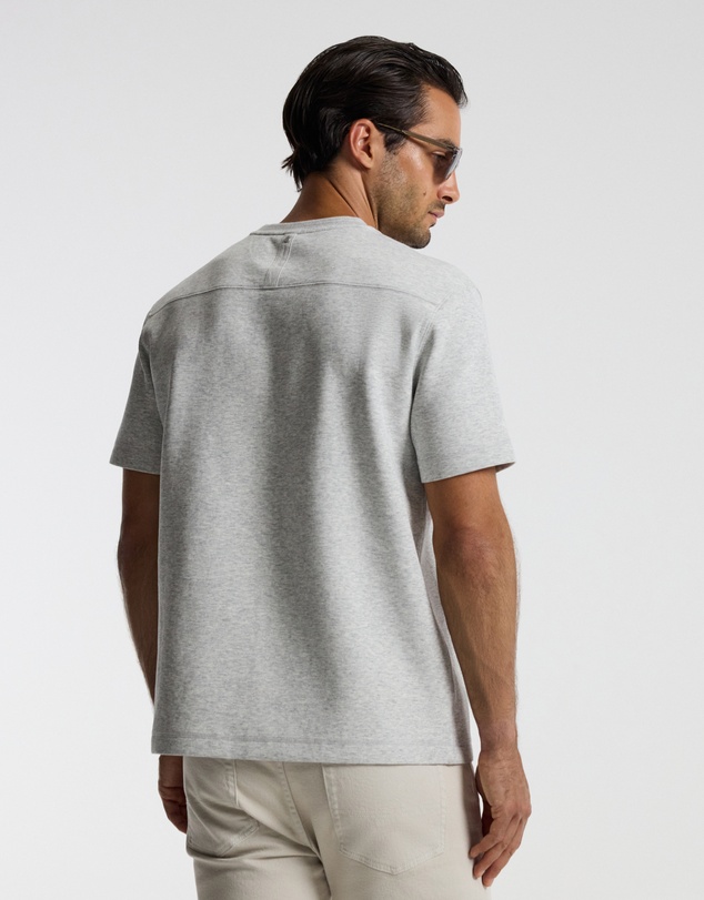Calibre - Relaxed Double Knit T-shirt Grey Marl