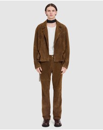 MM6 Maison Margiela - Suede Biker Jacket