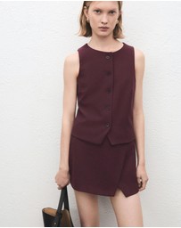 M.N.G - Suit Waistcoat With Buttons