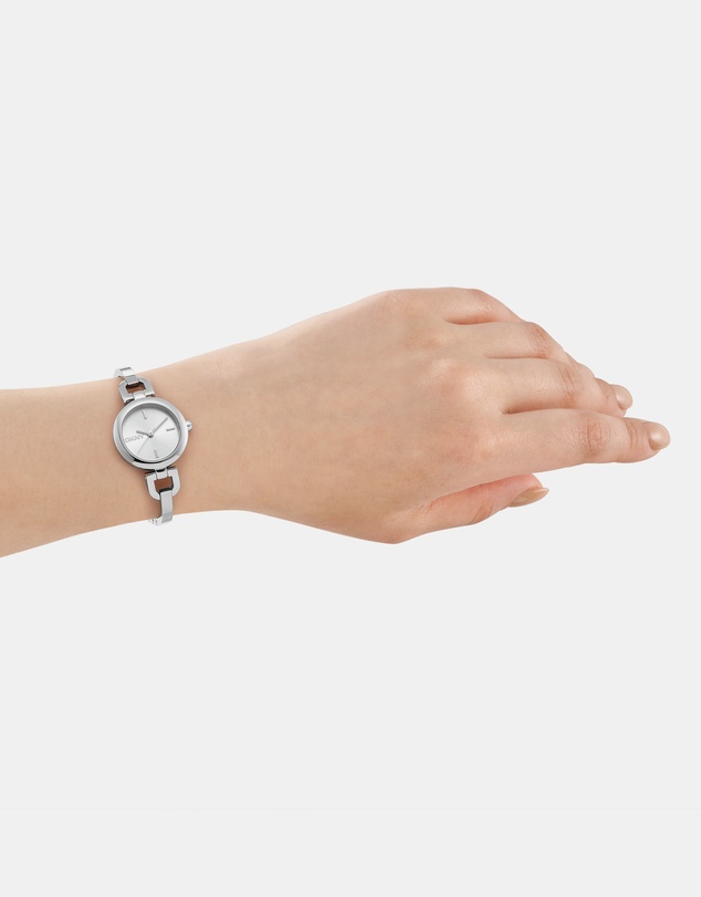 DKNY - Half Bangle Silver 26mm Silver Dial Womens Watch