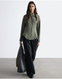 & Other Stories - Balloon-Sleeved Tapered Shirt