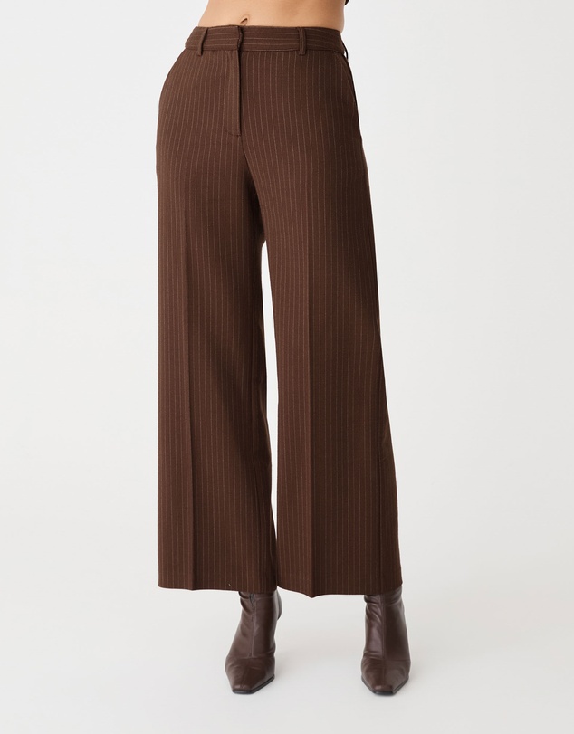 Forcast - Zara Pinstripe Tailored Pants