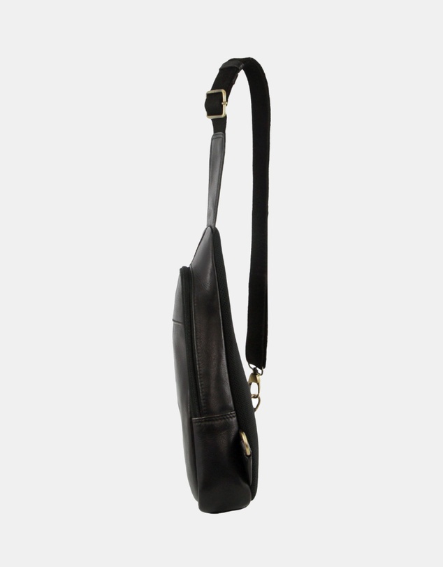 Pierre Cardin - Pierre Cardin Men's Leather Sling Bag
