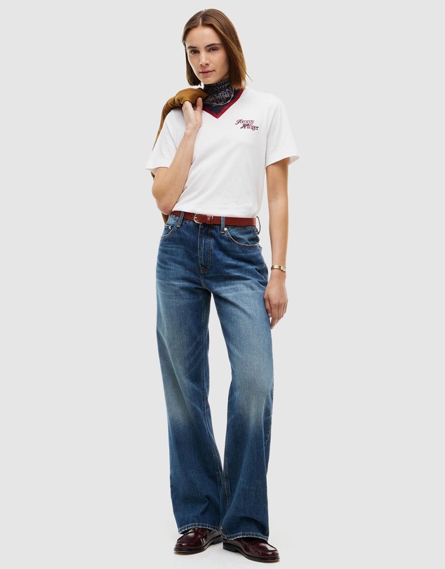 Tommy Hilfiger - Logo Jersey Crew Neck T-Shirt