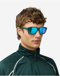 Hawkers Co - HAWKERS Shark - Polarized Teal Blue Chrome Sunglasses for Men