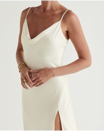 MOS The Label - Calista Cowl Neck Midi Dress