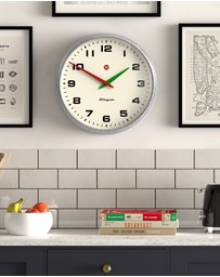 Newgate - Newgate Superstore Wall Clock Alpha Dial Galvanised
