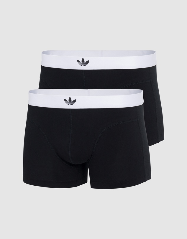 adidas Originals - 2 Pack Comfort Flex Cotton Body Lines Trunk Underwear