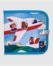 Jaq Jaq - Jaq Jaq Bird - Doodle It & Go Erasable Book - Jaq Jaq Bird & Friends  - Airplanes
