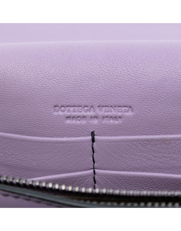 Pre-Loved by Azura Reborn - Pre-Loved Nappa Intrecciato Studded Wallet on Chain
