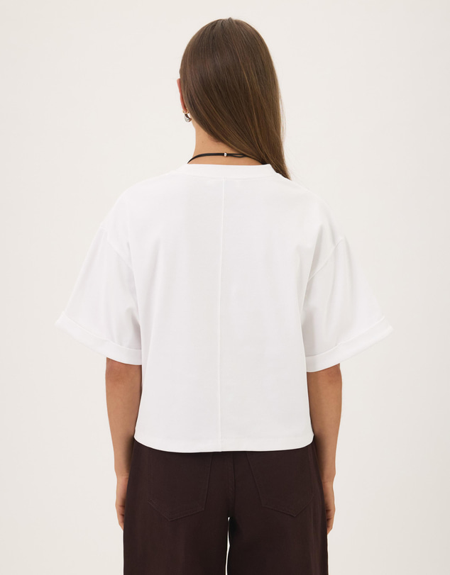 Atmos&Here - Rhea Cotton Boxy T-Shirt