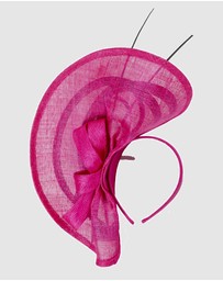 Max Alexander - Large Fuchsia Racing Fascinator