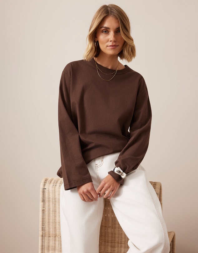 Ceres Life - Finn Oversized Long Sleeve Tee