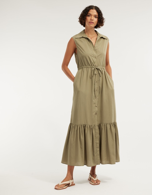 Amelius - Kate Buttoned Maxi Dress