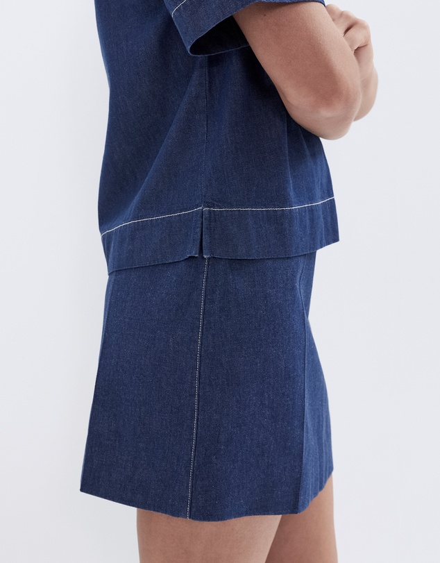 UNISON - Denim Mini Skirt