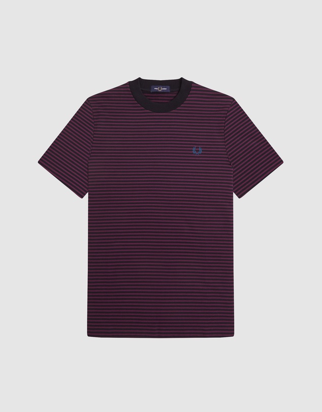 Fred Perry - Fine Stripe Heavy Weight T-Shirt