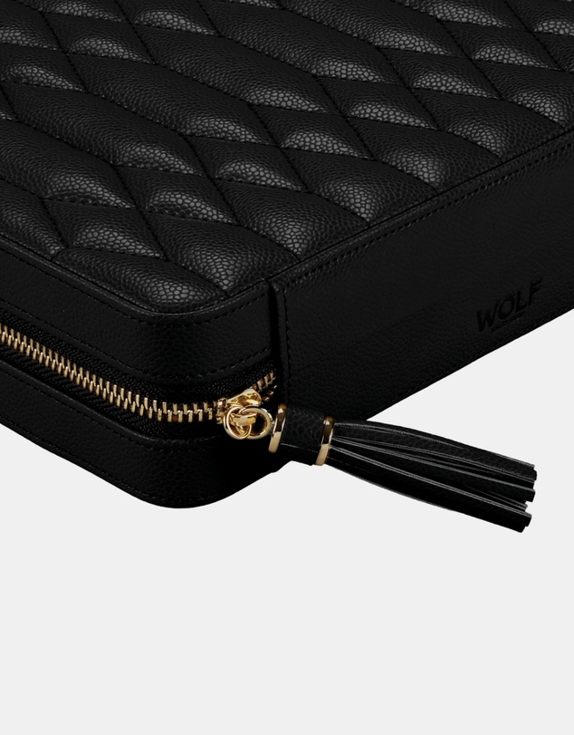 Wolf - WOLF Lauren Large Zip Case Black