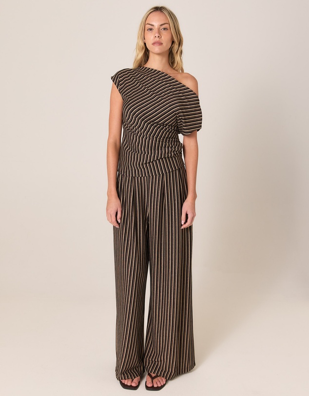 Fate + Becker - Everlyn Metallic Jersey Pant