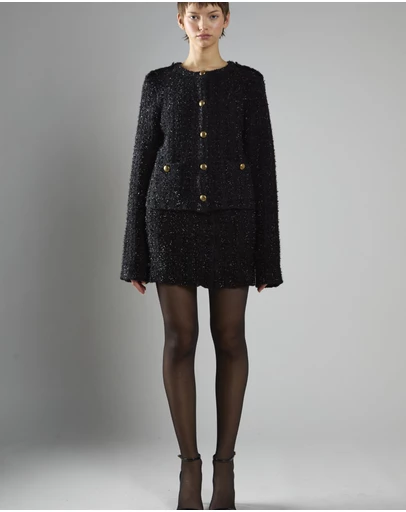 Glamorous - Tinsel Boxy Button Front Cardigan