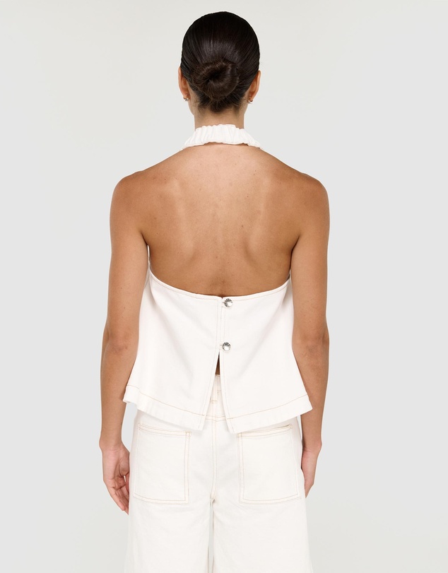 Staple the Label - Nyra Denim Halter Top