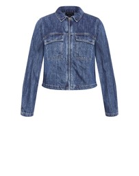 City Chic - Denim Utility Jacket