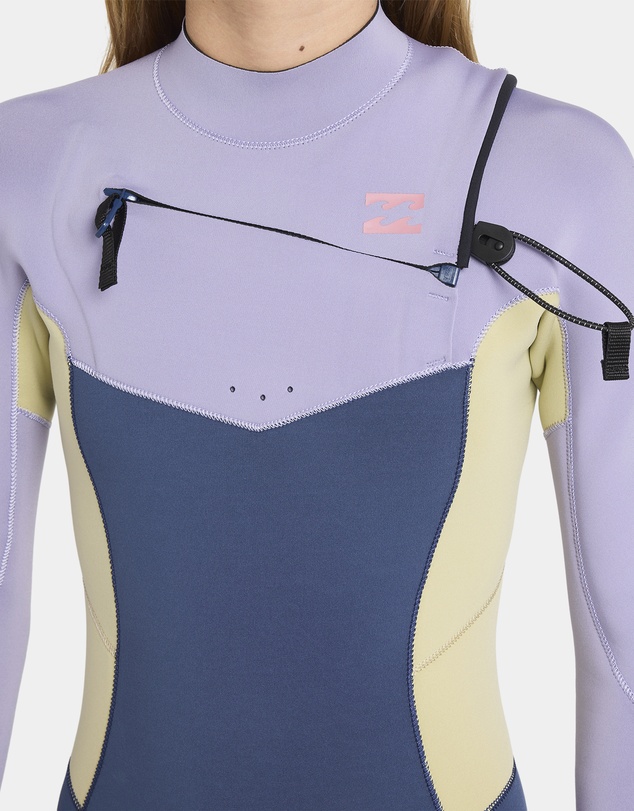 Billabong Kids - Girls 8 to 16 Synergy Chest Zip Long Sleeve Fullsuit