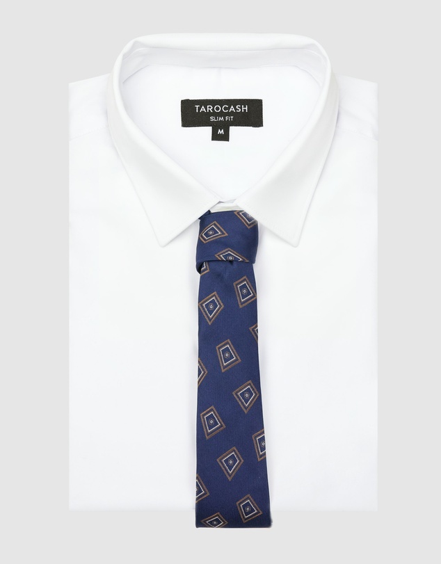 Tarocash - Braye Geo Silk Tie