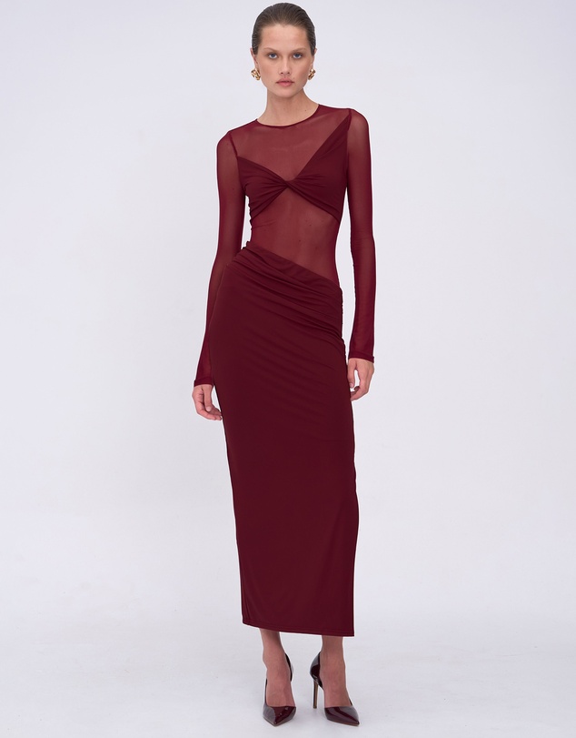 Suboo - Auguste Long Sleeve Mesh Jersey Maxi