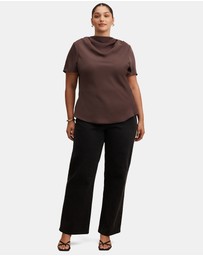 Forever New Curve - Jolie Curve High Neck Top
