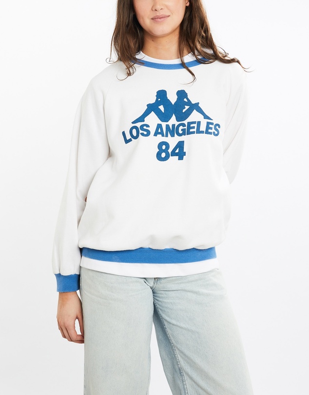 Vintage by The Real Deal - Pre Loved - Vintage 80s Kappa Los Angeles Sweatshirt