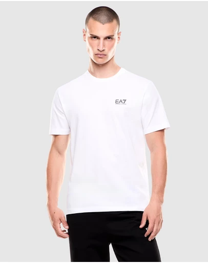 Emporio Armani EA7 - Train Logo Series M Tee SS Extended Logo CC