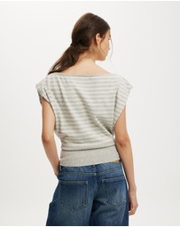 Cotton On - Everfine Short Sleeve Batwing Knit