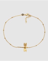 Elli Jewelry - Anklet Ball 925 Sterling Silver Gold-Plated