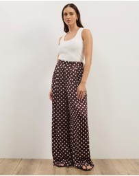 Atmos&Here - Fiona Polka Dot Tailored Trousers