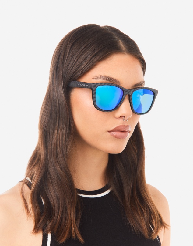 Hawkers Co - HAWKERS - Polarized Black Emerald ONE CARBONO  Sunglasses for Men and Women UV400