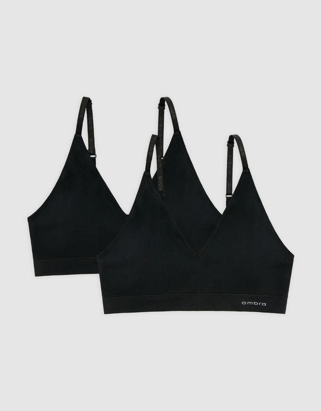 Ambra - 2P Pure Basics Triangle Bralette