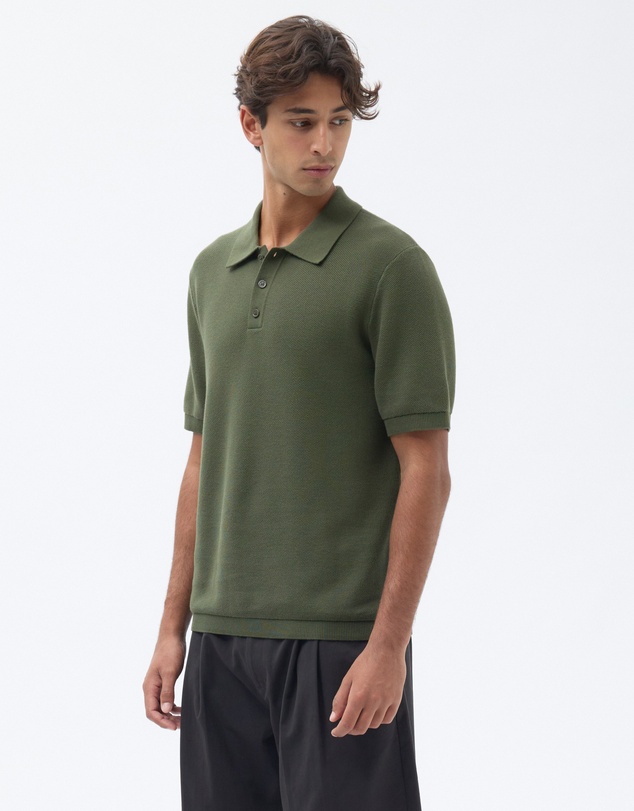 AERE - Organic Cotton Short Sleeve Polo