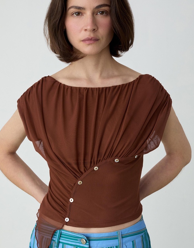 Laagam - Gemini Draped Top