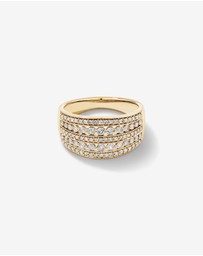 Michael Hill - 0.70 Carat TW Infinite Diamonds Ring in 10kt Yellow Gold
