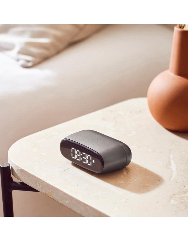 Lexon - Lexon Minut Mini Alarm Clock - Gunmetal