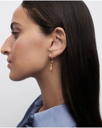 PDPAOLA - Popcorn Jupiter Single Hoop Earring