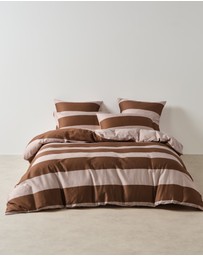 Linen House - Rugby Stripe European Pillowcase