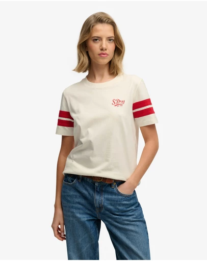 Superdry - Varsity Stripe Script Tee