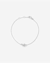 Michael Hill - Round Brilliant Cut Cubic Zirconia Chain Bracelet in Sterling Silver