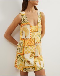 Atmos&Here - Luna Linen Blend Mini Dress