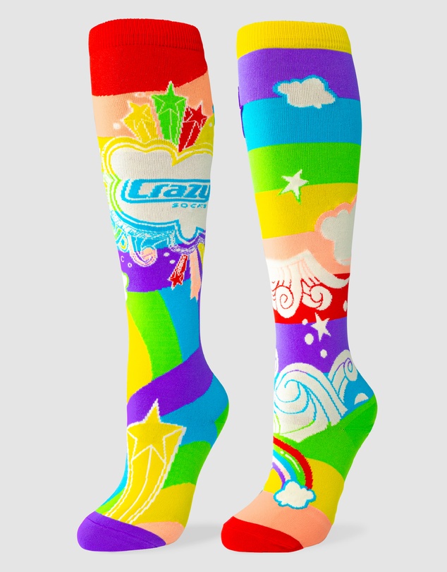 Crazy Skates - Crazy Socks Rainbow Dream Knee-High Socks